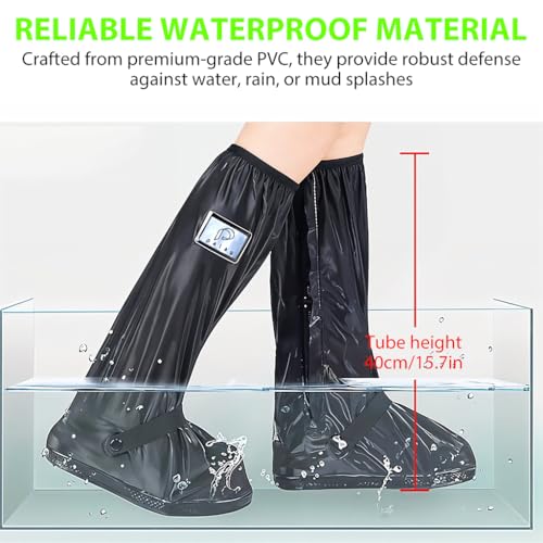 PALAY® Rain Shoes Cover Waterproof Shoe Covers for Men Women Reusable PVC for Rainy Season Non-Slip TPE Sole Boots with Elastic Design Outdoor Footwear Protector Monsoon XL 3 PCS PALAY® Rain Shoes Cover Waterproof Shoe Covers for Men Women Reusable PVC for Rainy Season Non-Slip TPE Sole Boots with Elastic Design Outdoor Footwear Protector Monsoon XL 3 PCS